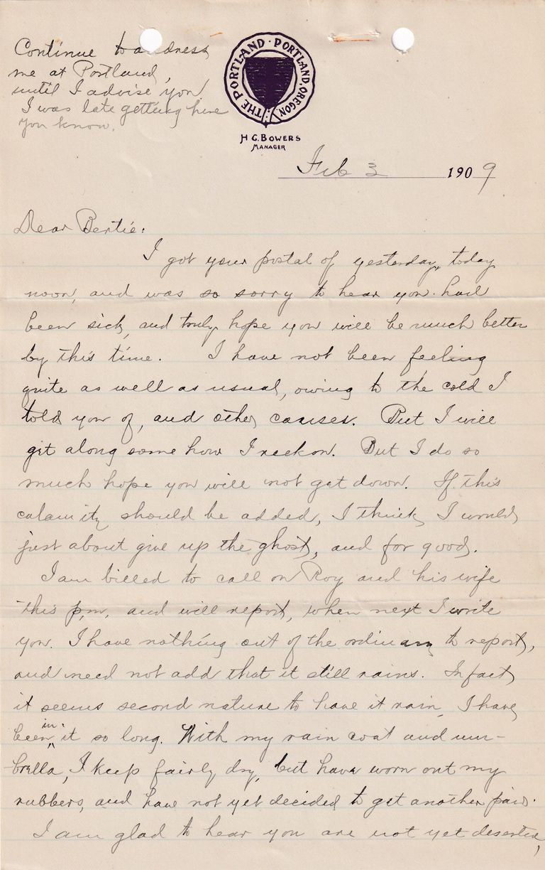 1909.2.3 - The Portland, Portland, Oregon