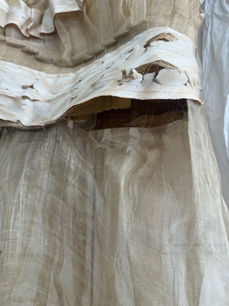 Edwardian Sheer Silk Lingerie Dress - Image 5