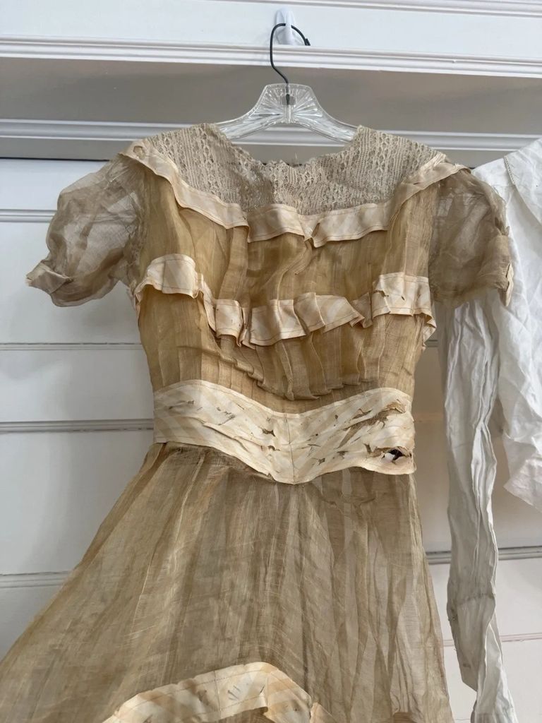 Edwardian Sheer Silk Lingerie Dress - Image 6