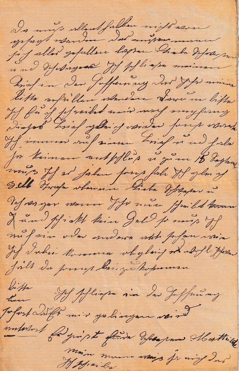 Letter from Fehmarn, Germany to Sister-in-law and Brother - Image 3