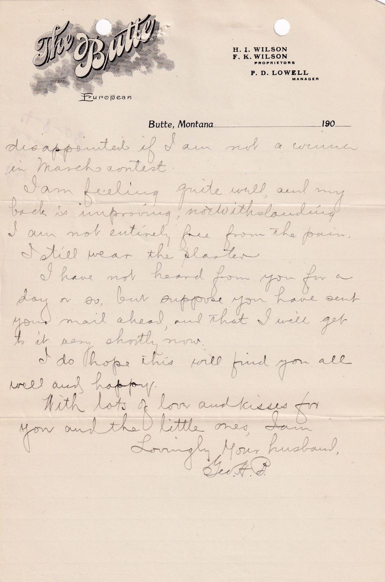 1908.4.8 - The Butte Hotel, Butte, Montana - Image 3