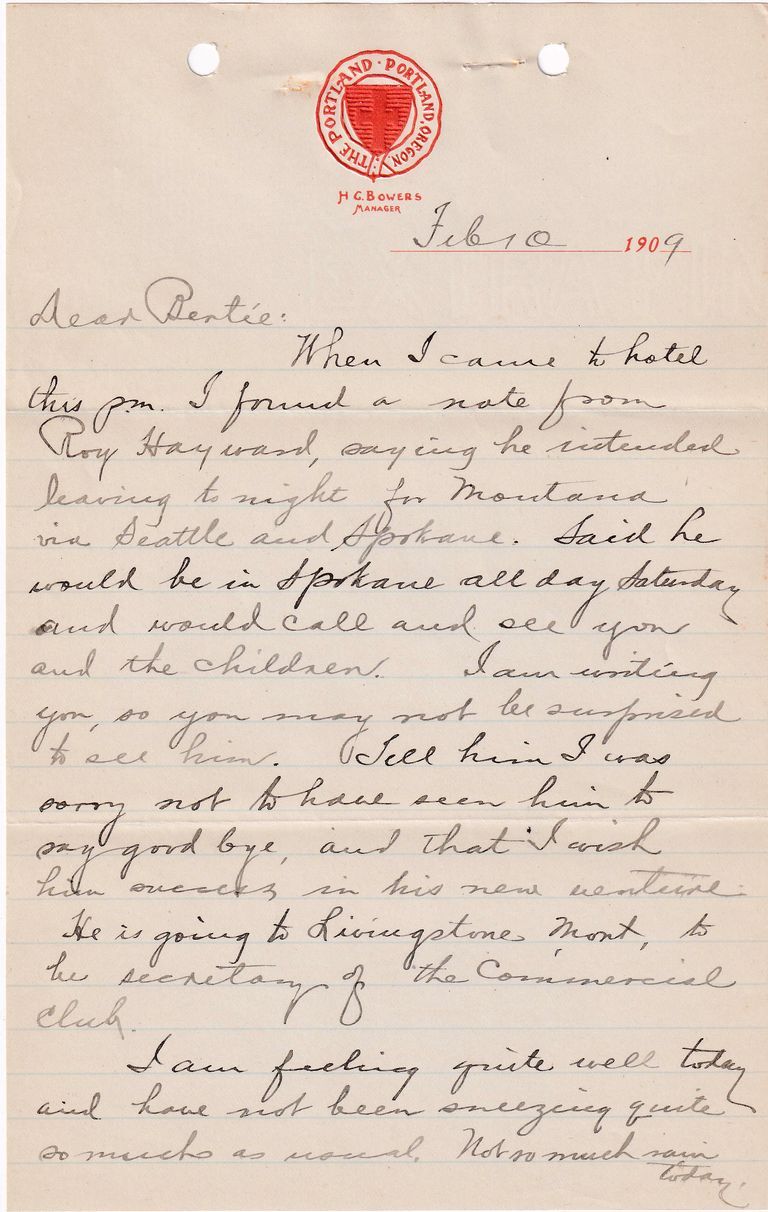 1909.2.10 – The Portland, Portland, Oregon - Image 2