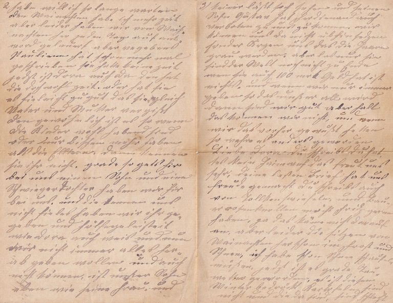 Illustrated Family Letter from Kabelhorst to Eutin – January 14, 1889 - Image 2