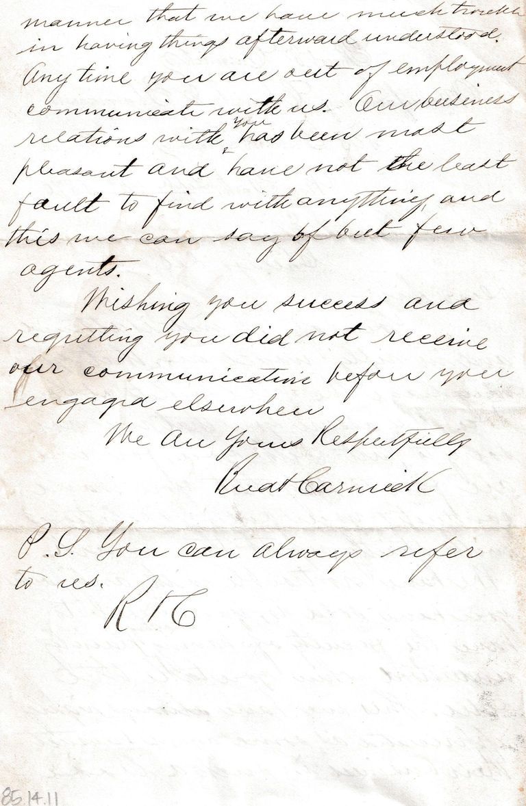 Business Reference Letter from Reed & Carnrick, Manufacturing Chemists – New York - Image 3