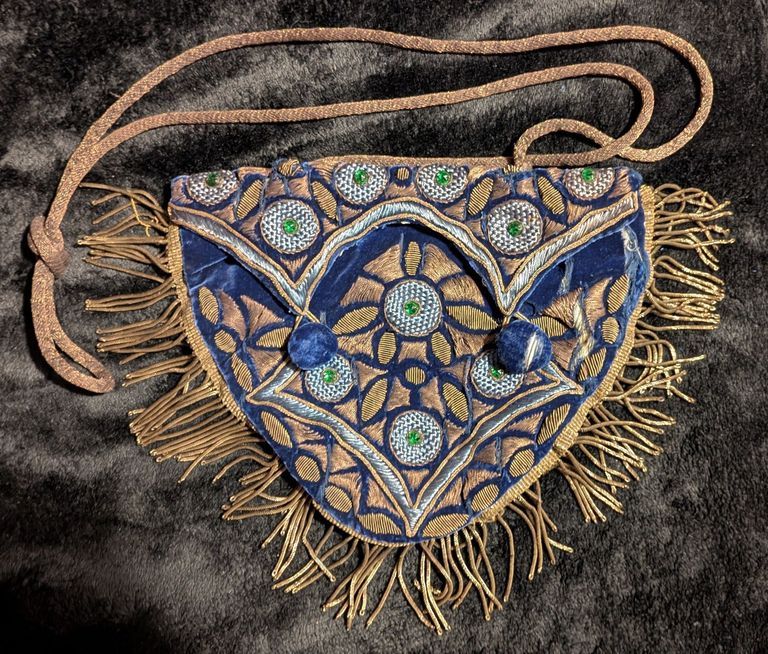Drawstring reticule / evening bag