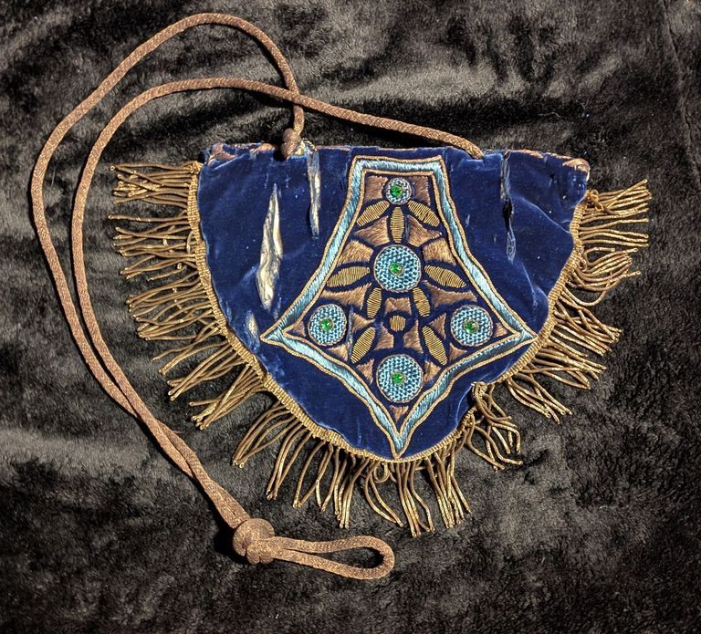 Drawstring reticule / evening bag - Image 5