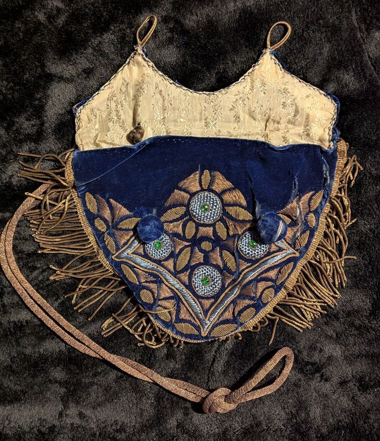 Drawstring reticule / evening bag - Image 8
