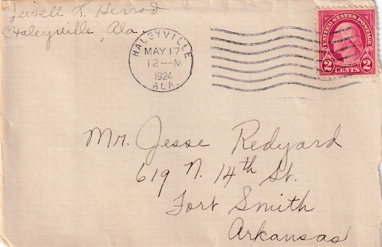 27 - 5.17.24 – Jewell L. Herron to Jesse Redyard (Haleyville, Alabama)
