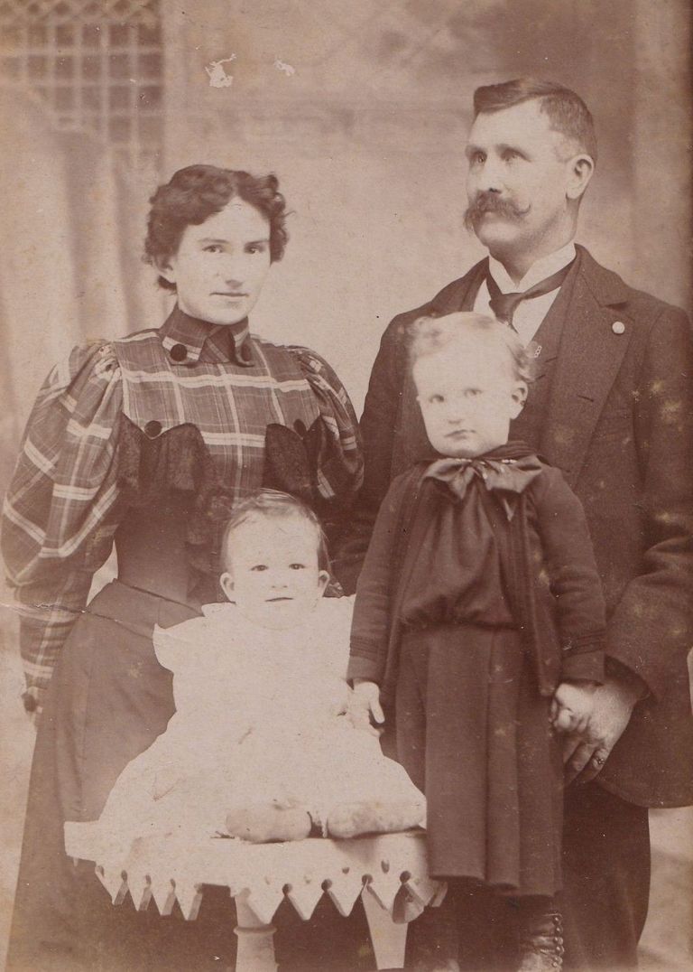 Victorian Couple with Baby