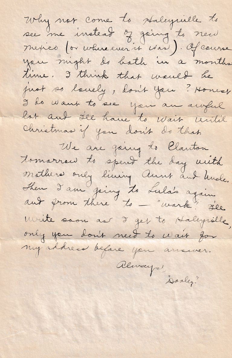 03 - 8.27.23 – Jewell L. Herron to Mr. Jesse Redyard (Fort Smith, Arkansas) - Image 5