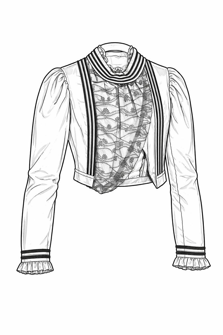 Bodice (Evening or Visiting Bodice) - Image 5