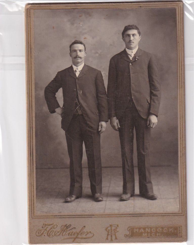 Portrait of Two Young Men