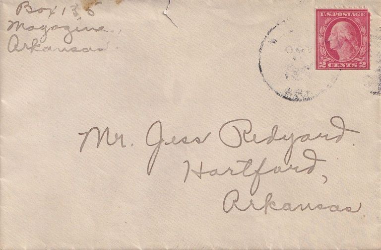25 - 3.15.25 – Correspondence from “Jewell” (“Hope” / “Doodle”) to Mr. Jesse Redyard (Hartford, Arkansas)