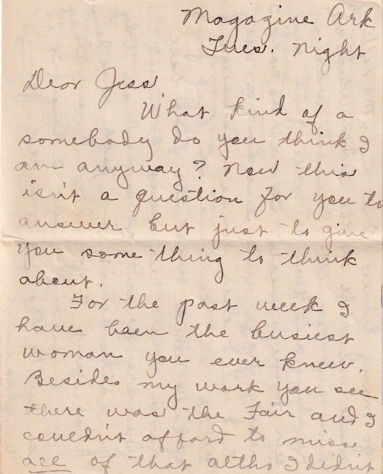 25 - 3.15.25 – Correspondence from “Jewell” (“Hope” / “Doodle”) to Mr. Jesse Redyard (Hartford, Arkansas) - Image 2