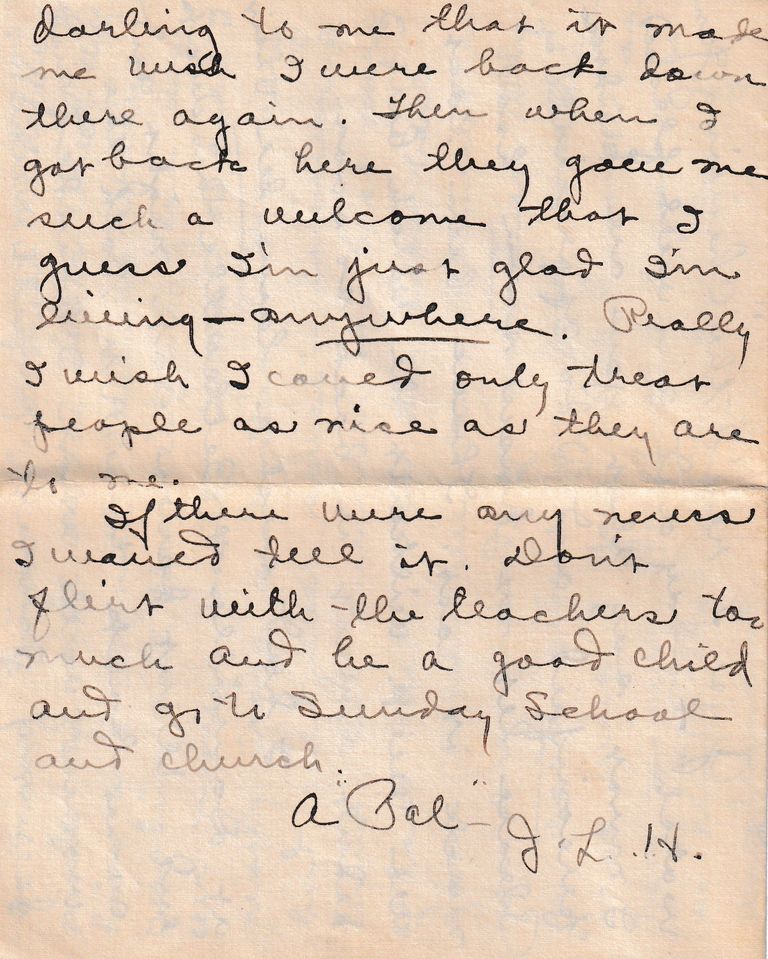 25 - 3.15.25 – Correspondence from “Jewell” (“Hope” / “Doodle”) to Mr. Jesse Redyard (Hartford, Arkansas) - Image 4