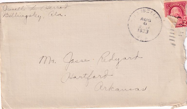 02 - 8.6.23 – Jewell L. Herron to Jesse Redyard (Billingsley, Alabama)