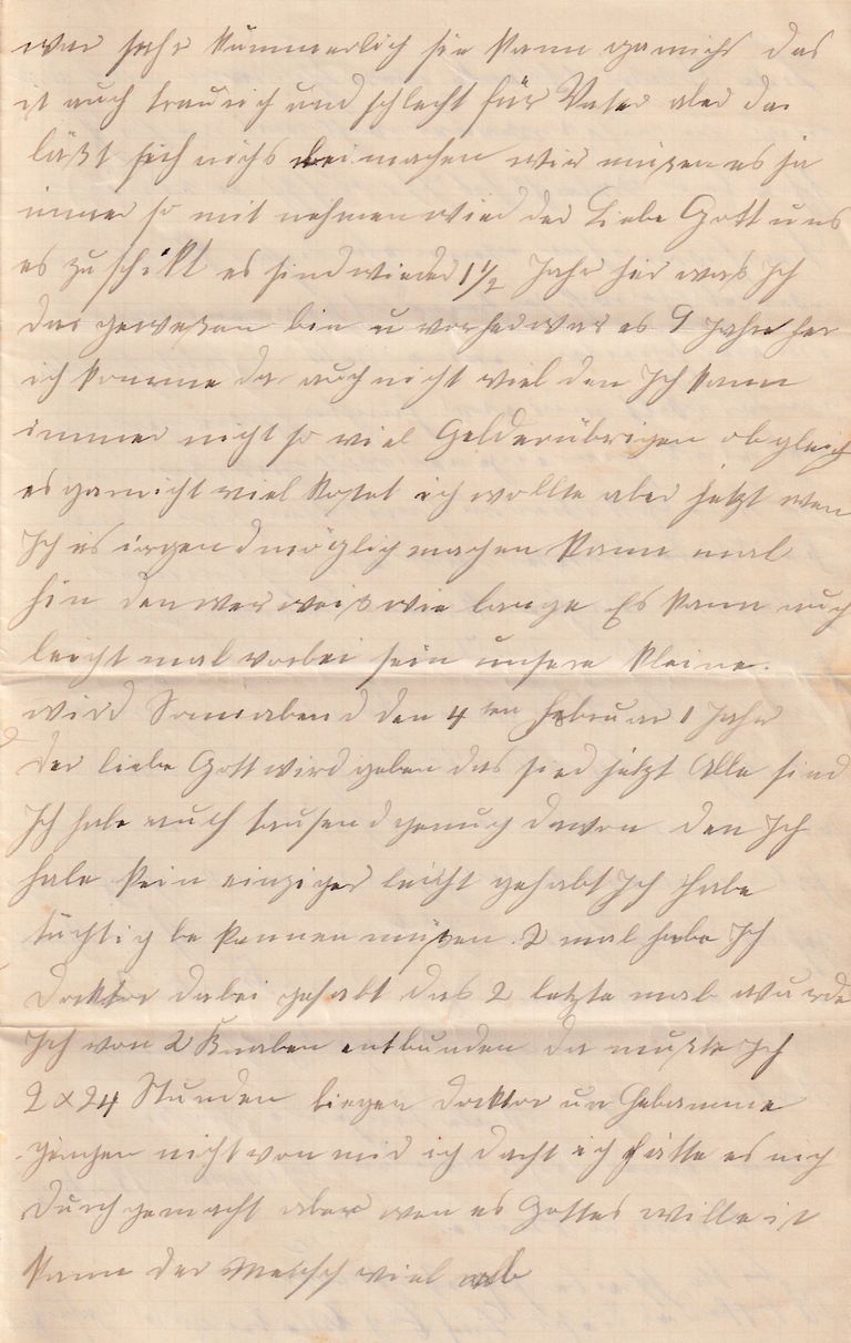 Letter from Dänischenhagen to Family Members Concerning Finances and Family News - Image 3