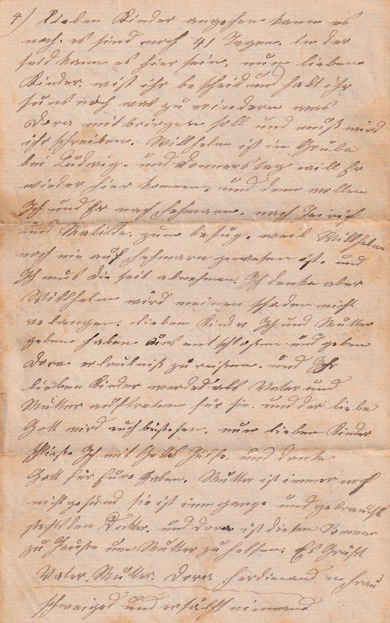 Letter Concerning the Care and Education of the Children Wilhelm and Dora - Image 3