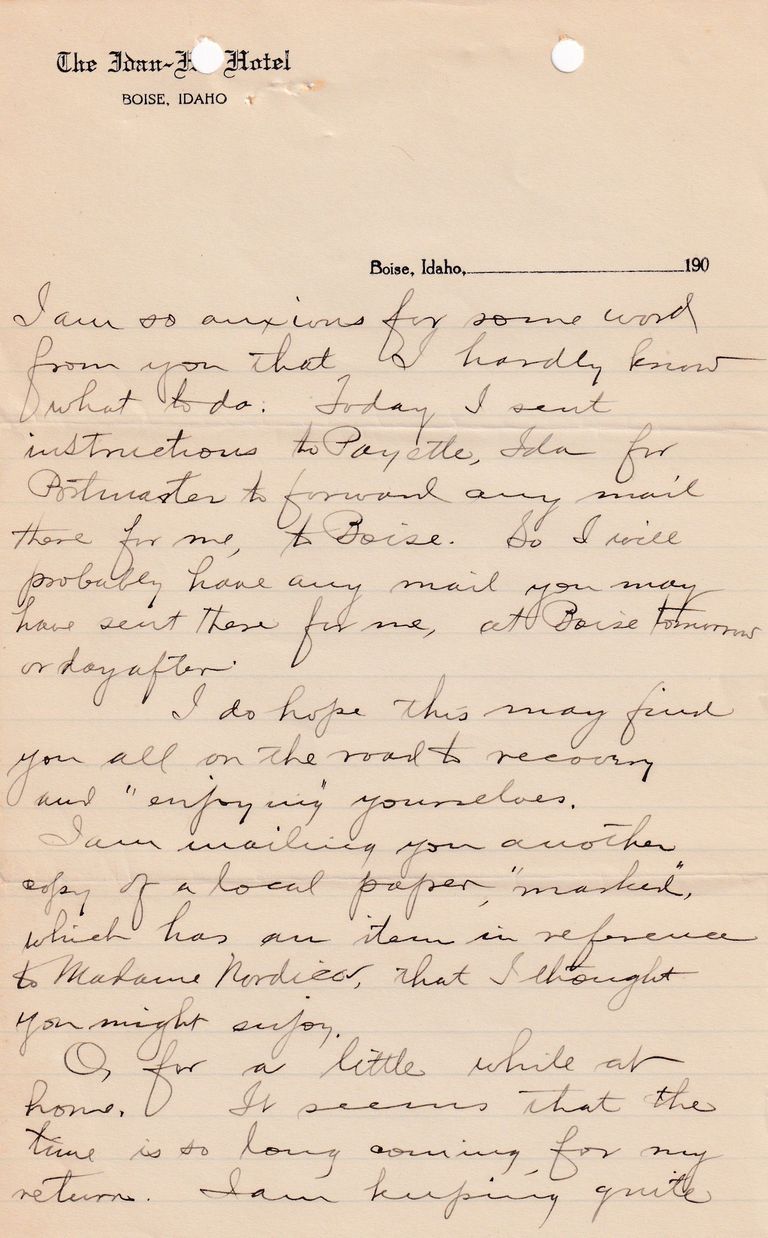 1908.5.26 - The Idan-Ho Hotel, Boise, Idaho - Image 2