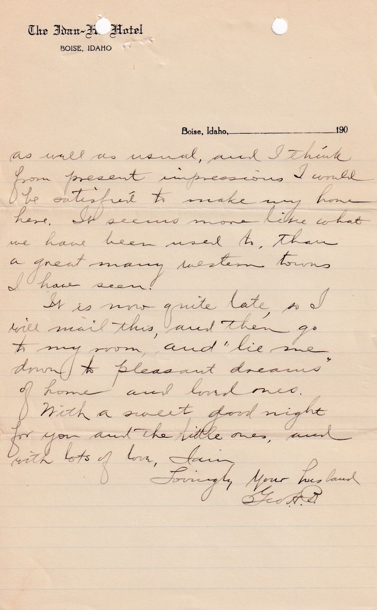 1908.5.26 - The Idan-Ho Hotel, Boise, Idaho - Image 3