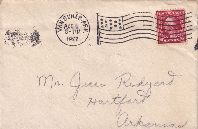 01 - 8.8.22 – Y.W.C.A. Camp Letter to Jesse Redyard (Van Buren, Arkansas)
