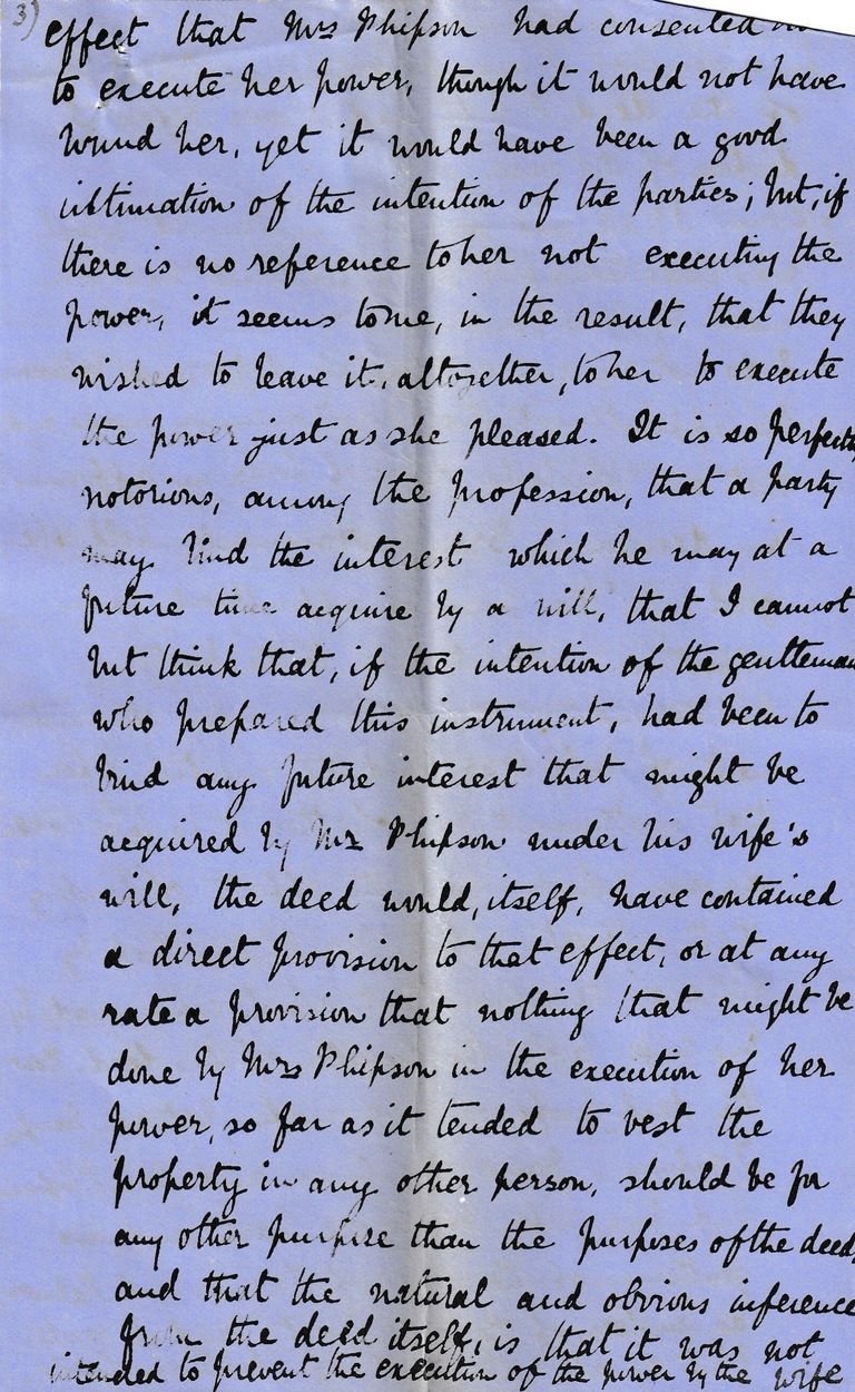 Manuscript Legal Case Notes on Trusts and Powers of Appointment - Image 5