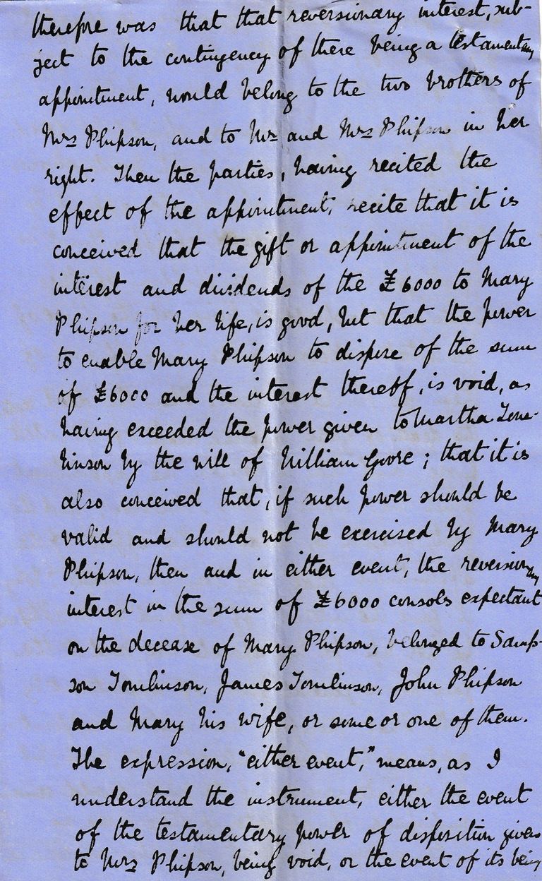 Manuscript Legal Case Notes on Trusts and Powers of Appointment - Image 8