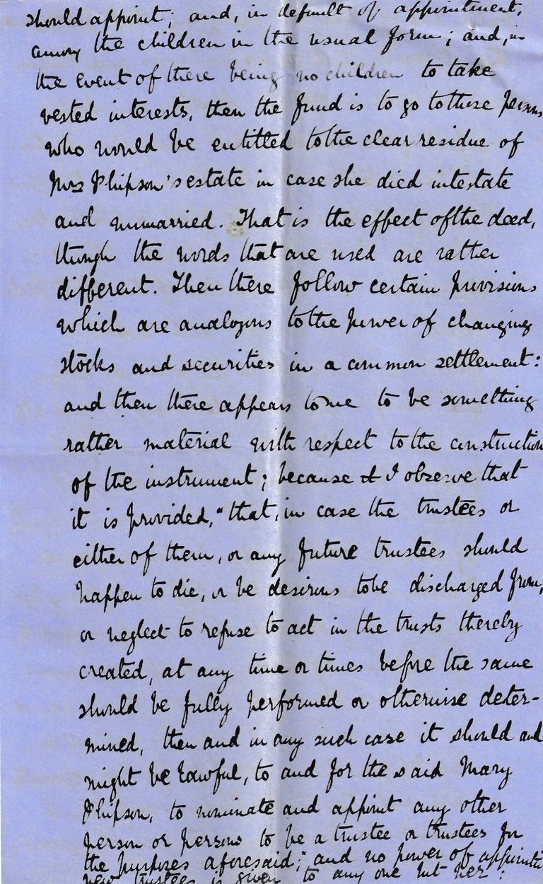 Manuscript Legal Case Notes on Trusts and Powers of Appointment - Image 10