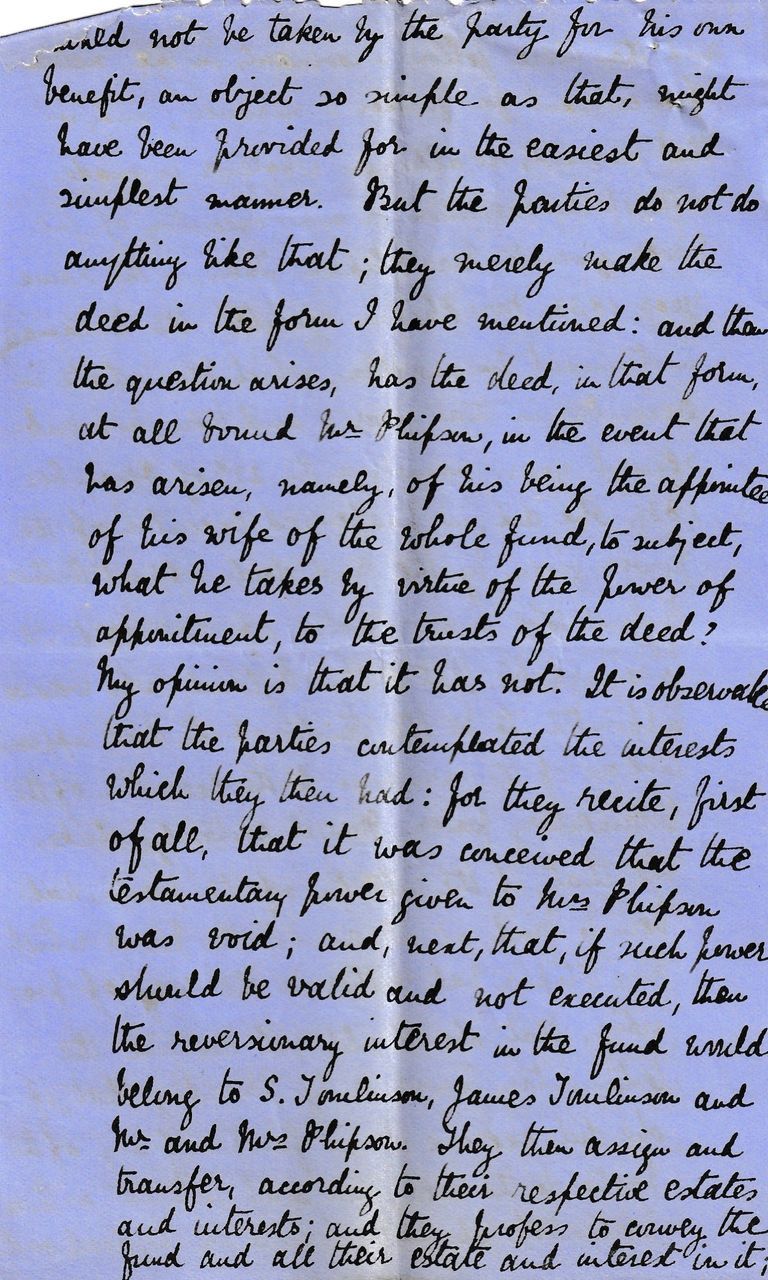 Manuscript Legal Case Notes on Trusts and Powers of Appointment - Image 12
