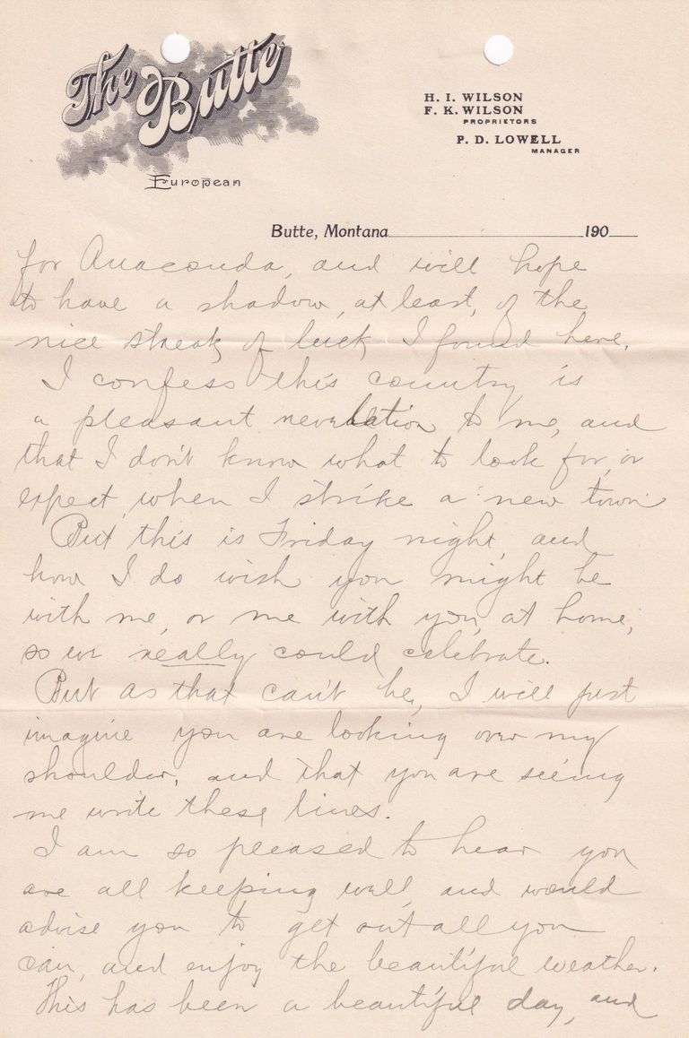 1908.4.4 - The Butte Hotel, Butte, Montana - Image 4