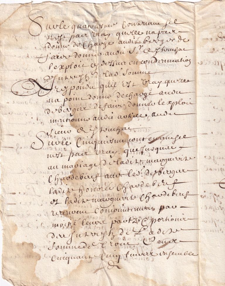Royal Court Summons — Sénéchaussée de Limoges - Image 2