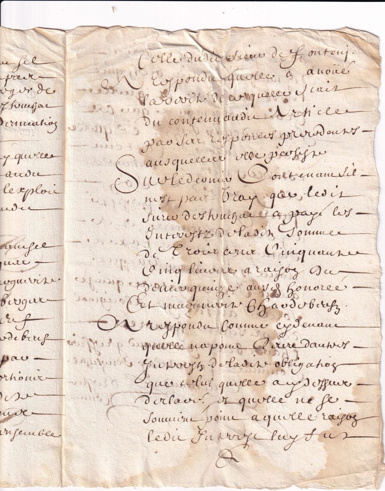 Royal Court Summons — Sénéchaussée de Limoges - Image 3