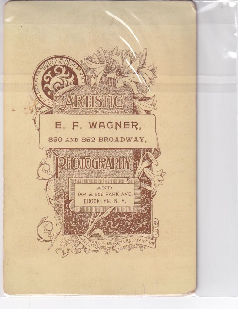 Mother with Two Children — E.F. Wagner Studio Family Portrait - Image 2
