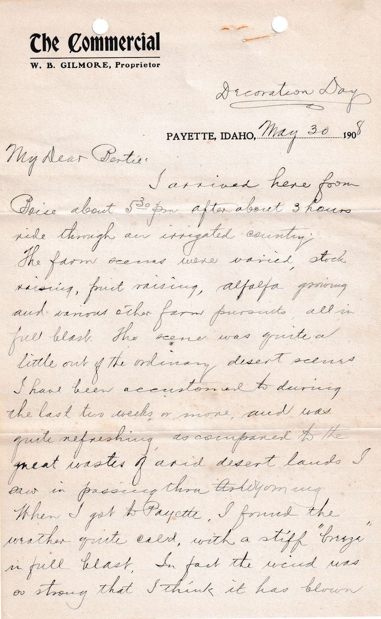 1908.5.30 - The Commercial, Payette, Idaho