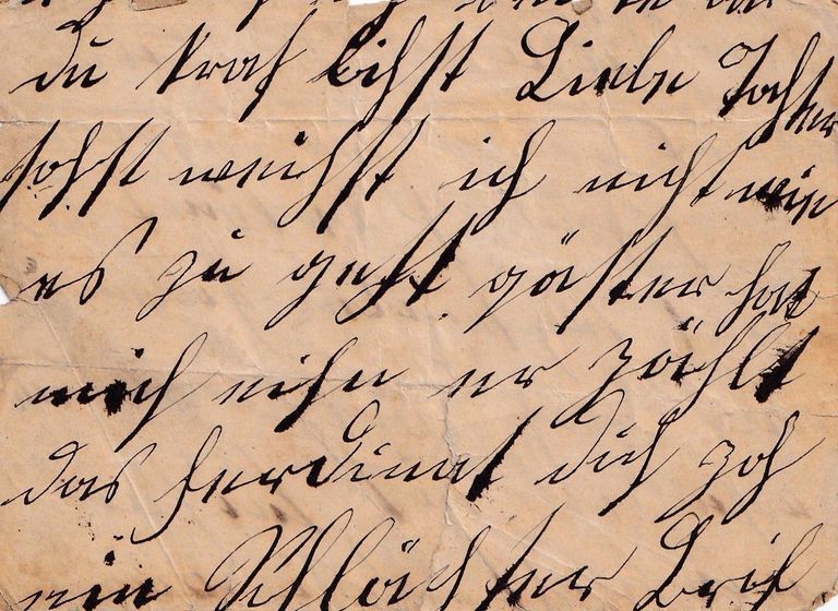Fragments of German Family Correspondence and Mailing Envelope - Image 2