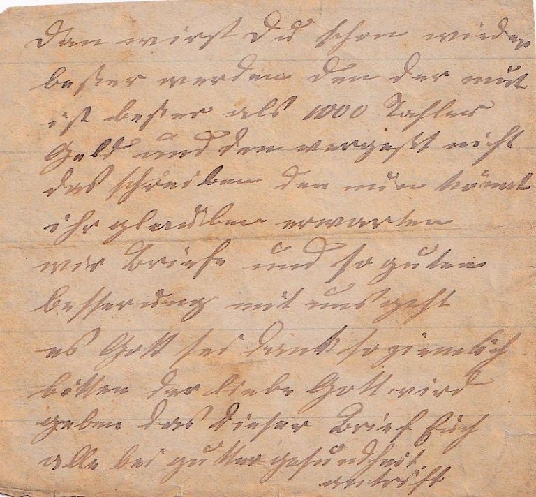 Fragments of German Family Correspondence and Mailing Envelope - Image 4