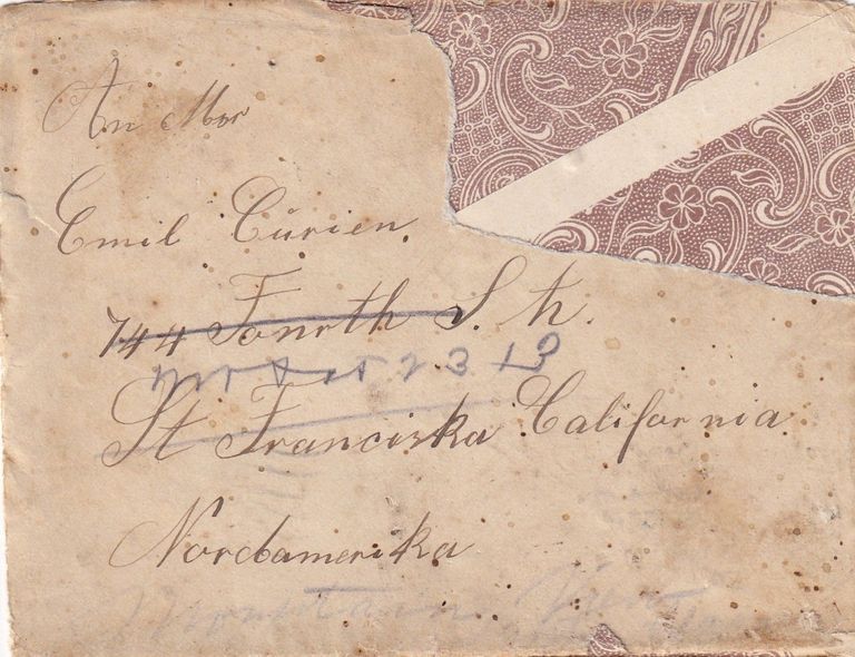 Fragments of German Family Correspondence and Mailing Envelope - Image 9