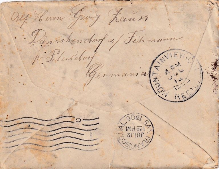 Fragments of German Family Correspondence and Mailing Envelope - Image 10