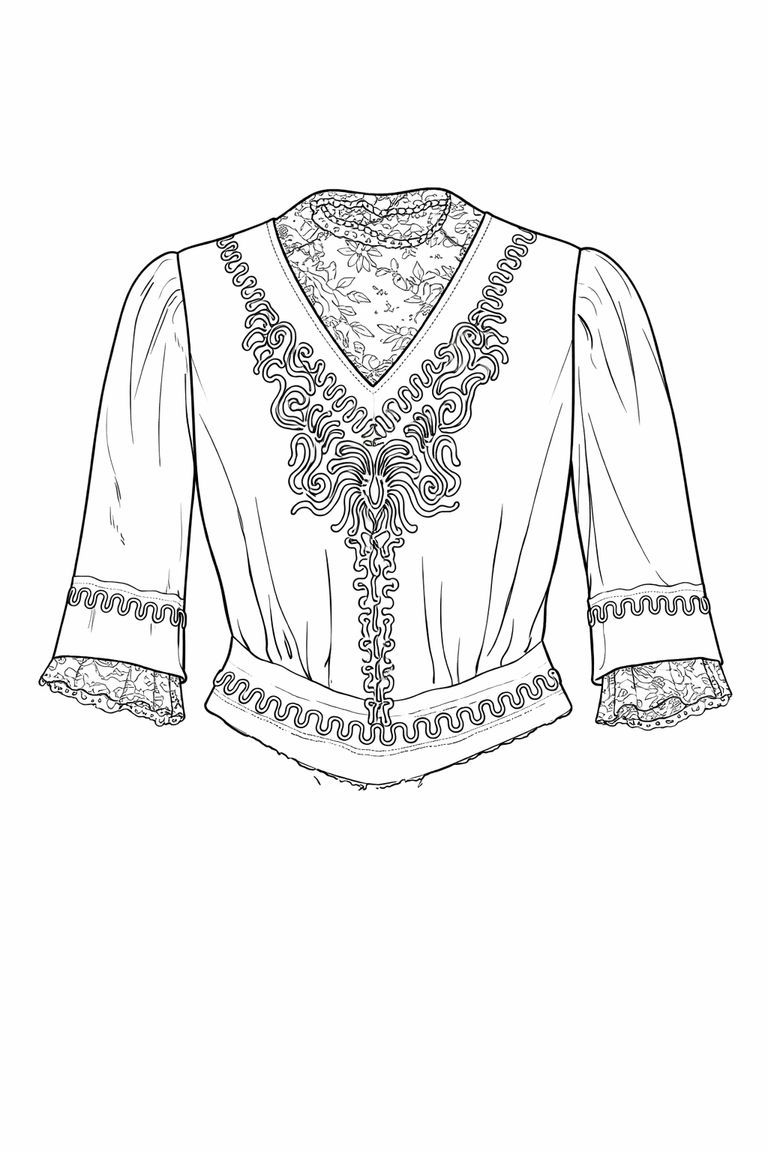 Bodice (Decorative Day Bodice) - Image 6