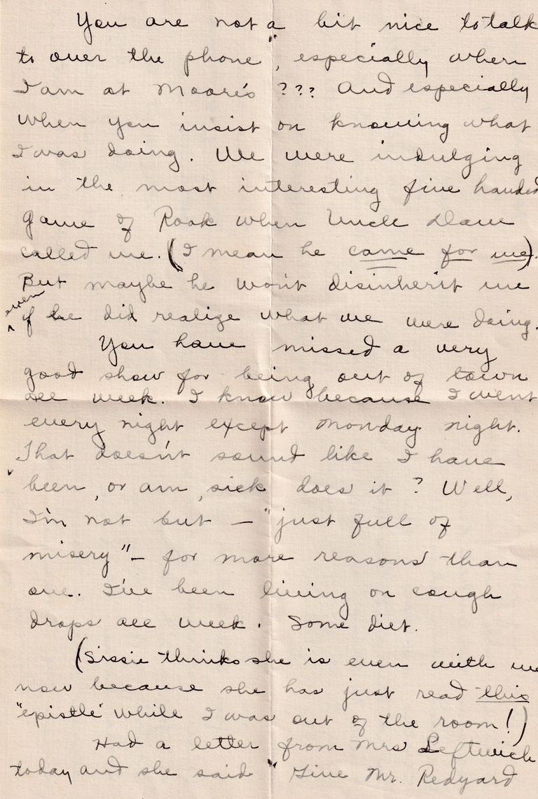 14 - 11.19.22 – “This is foolish now isn’t it?” Letter to Jesse Redyard - Image 3