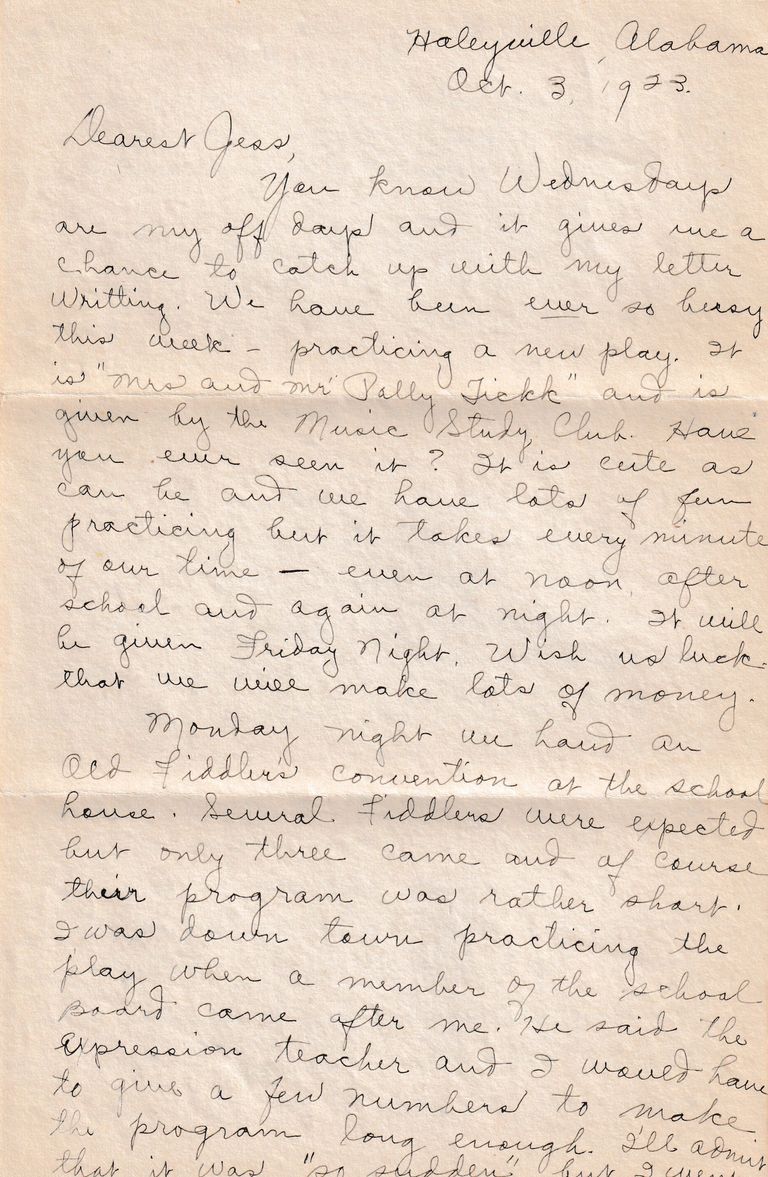 08 - 10.3.23 Music, Performances, and Affection – Haleyville Letter - Image 2