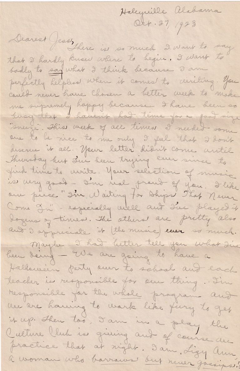 11 - 10.27.23 “Halloween Preparations and Jealousy” – Haleyville Letter - Image 2