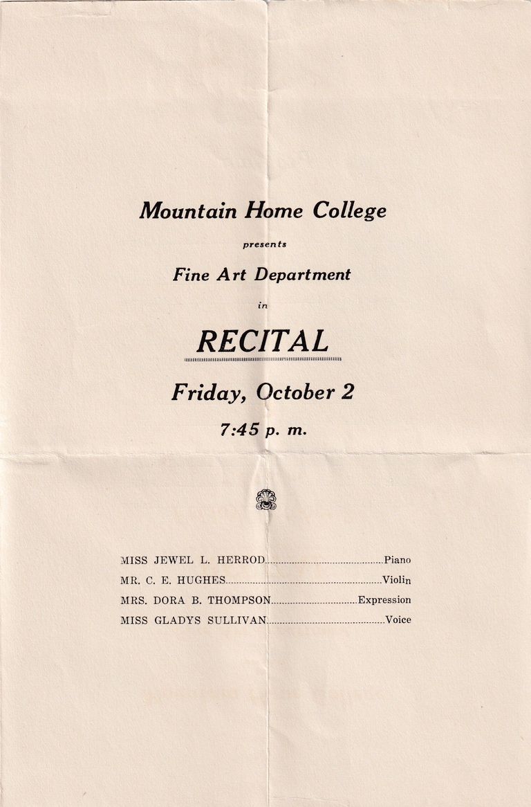 07 - 10.2.23 Mountain Home College Fine Arts Recital Program