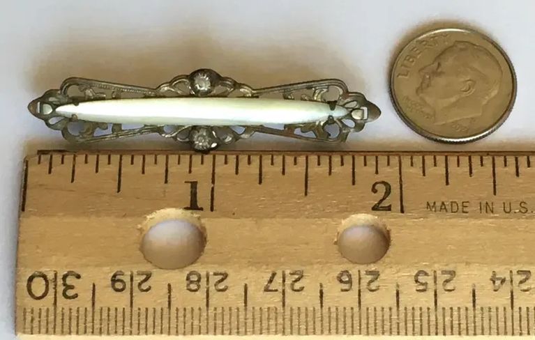 Late Victorian to early Edwardian bar brooch - Image 2