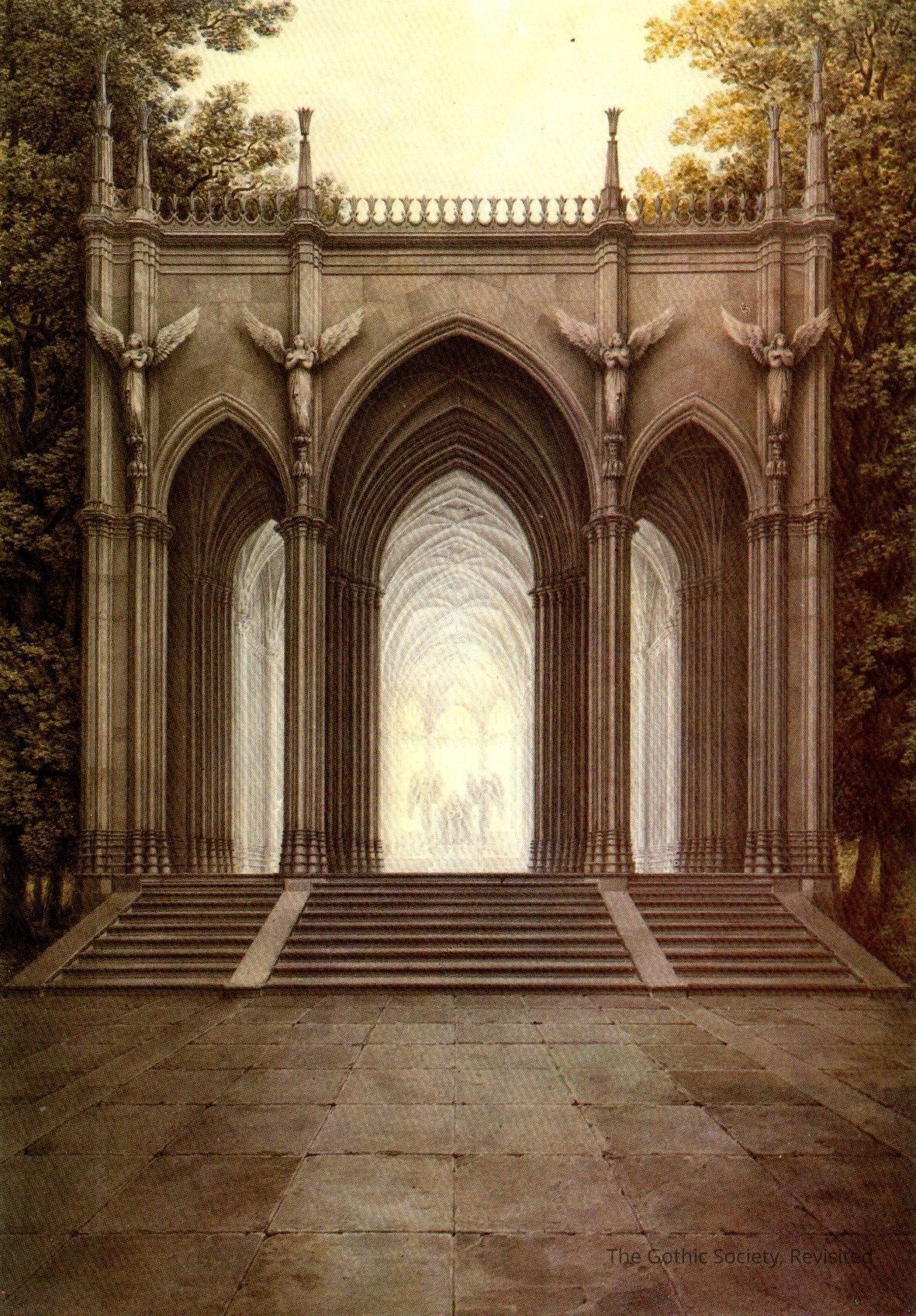 Postcards & cards to the Gothic Society