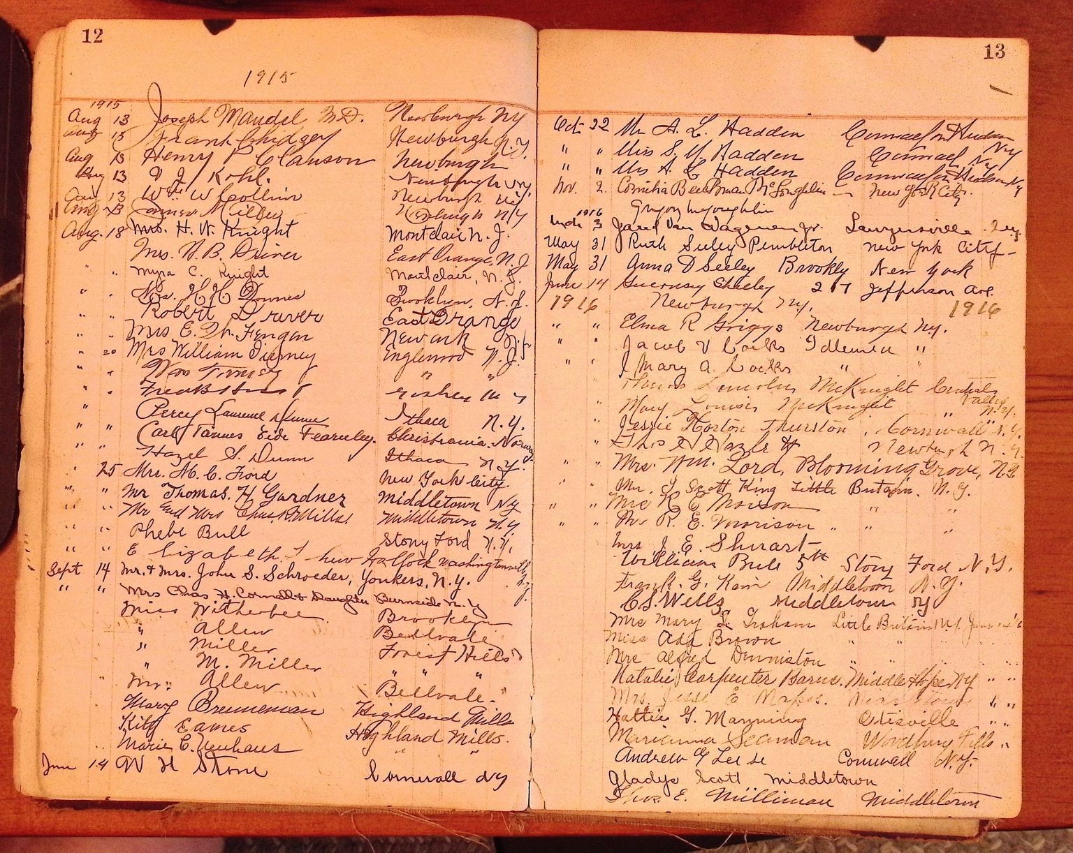Bull Stone House Log Book