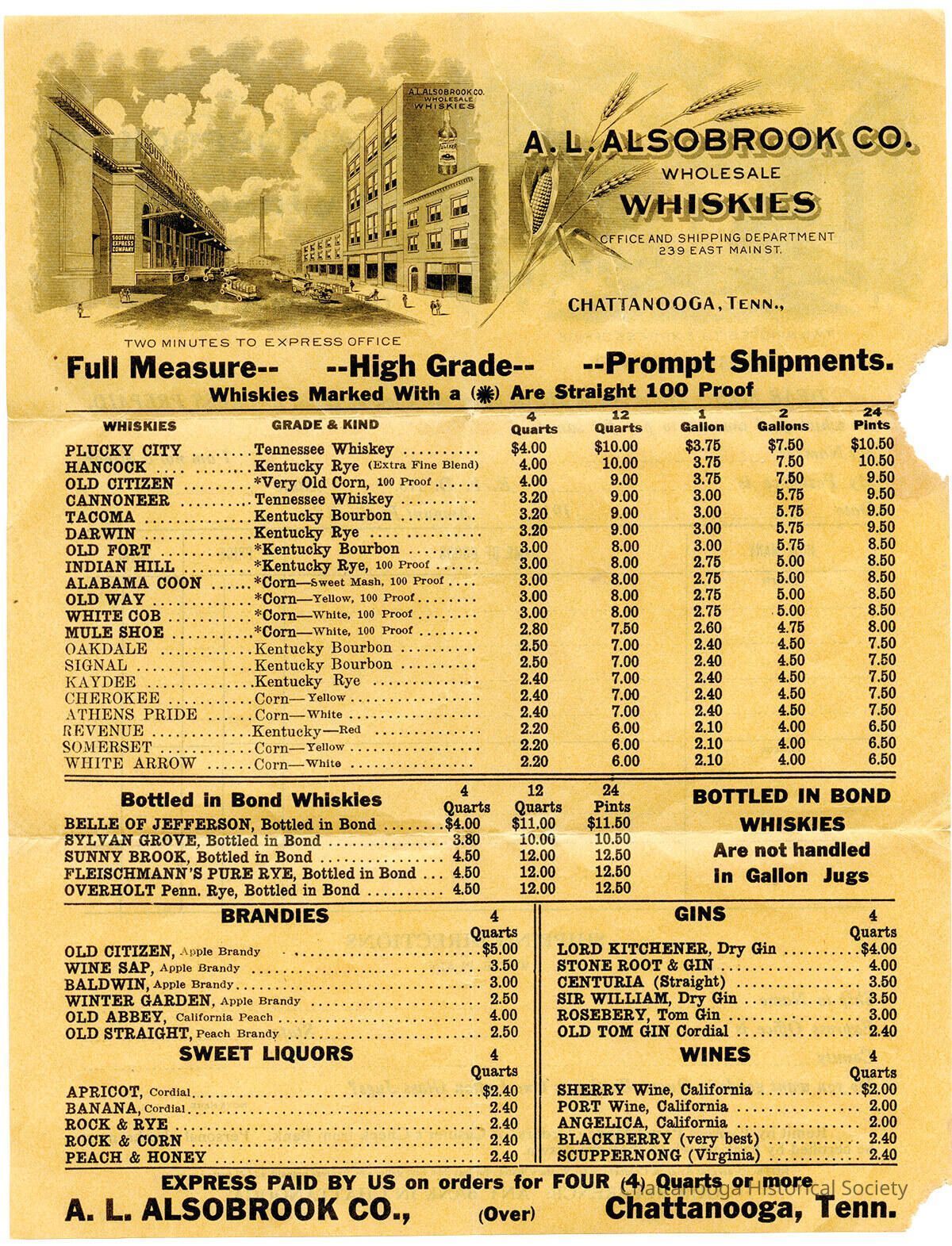 Alcohol and Prohibition