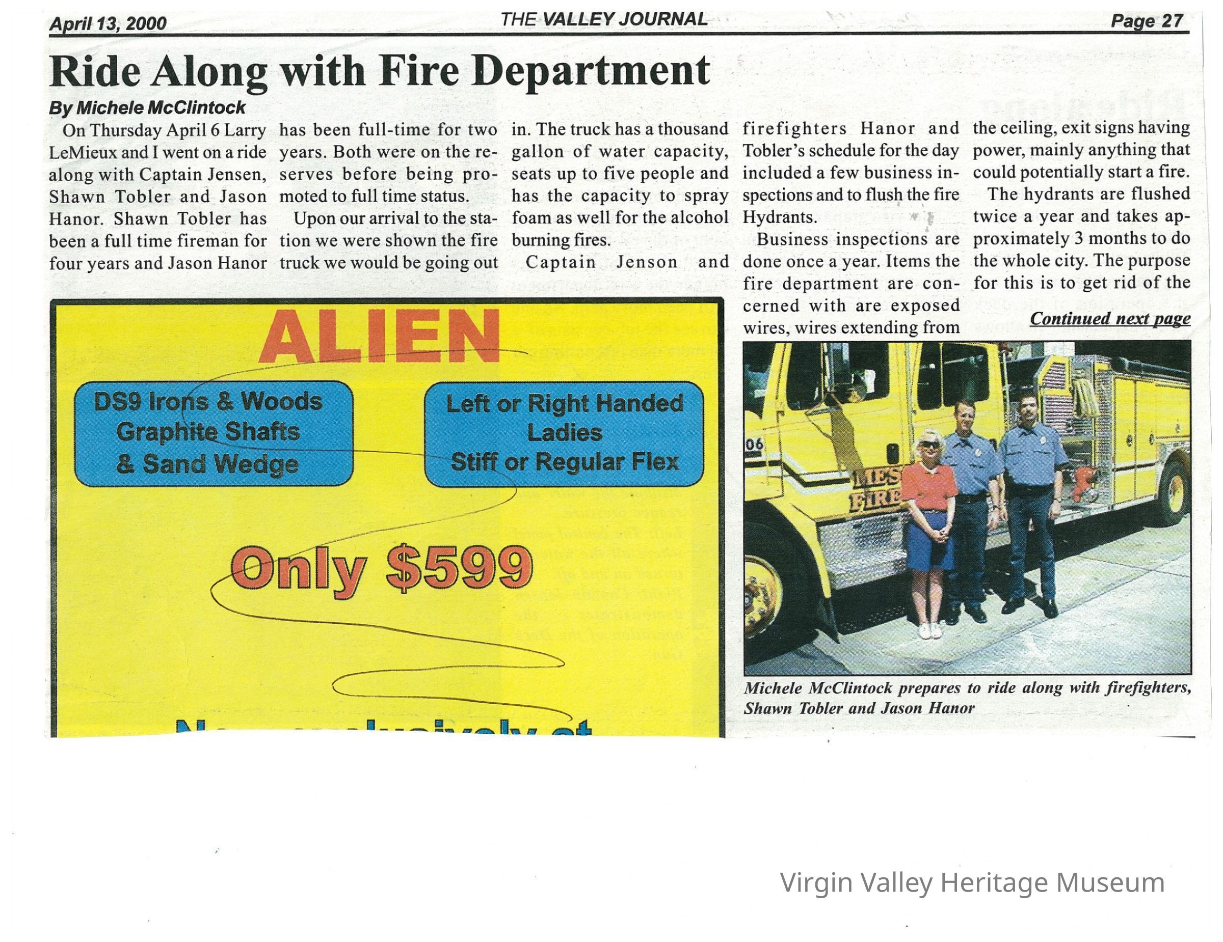 Ride along with Fire Department