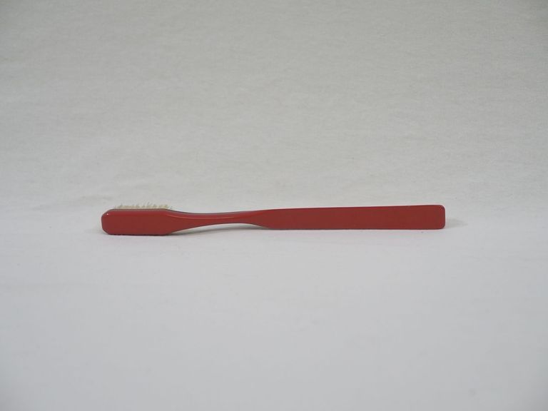 Red and White Boyd's Toothbrush - Image 2