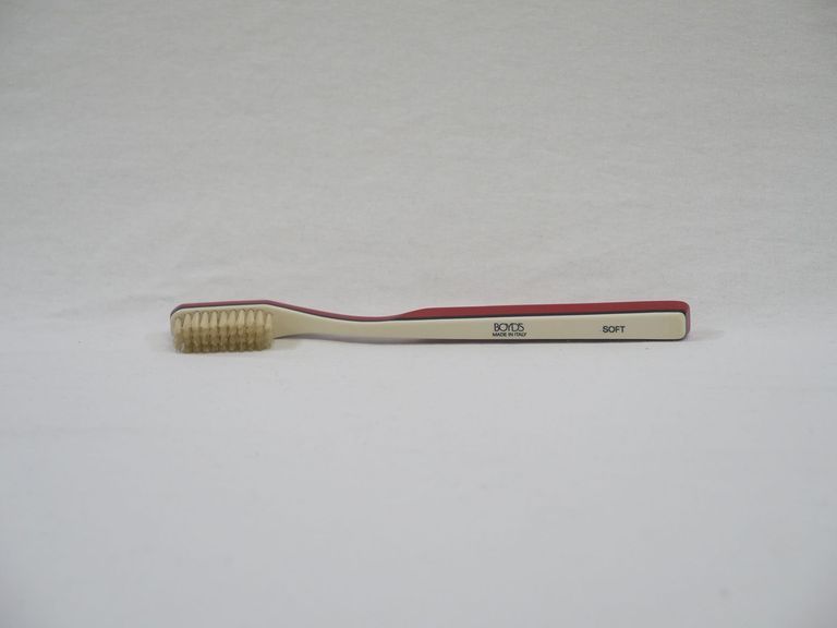 Red and White Boyd's Toothbrush